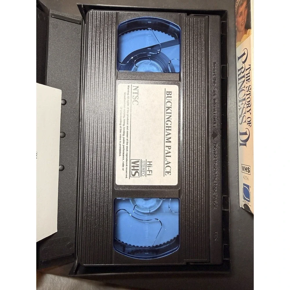 Princess Diana VHS Tapes Brand New Sealed & Official Buckingham Palace Video